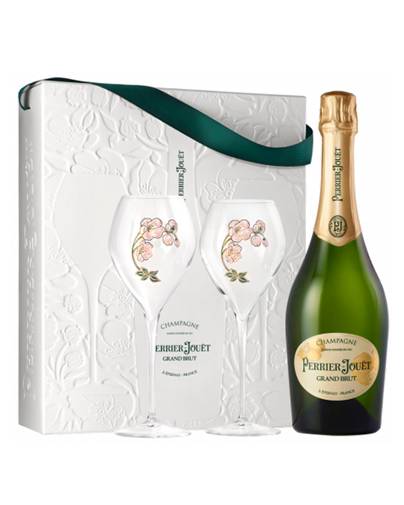 Шампанское Perrier-Jouet, Grand Brut, Champagne AOC 12% + 2 Glass (0,75L) изображение 1