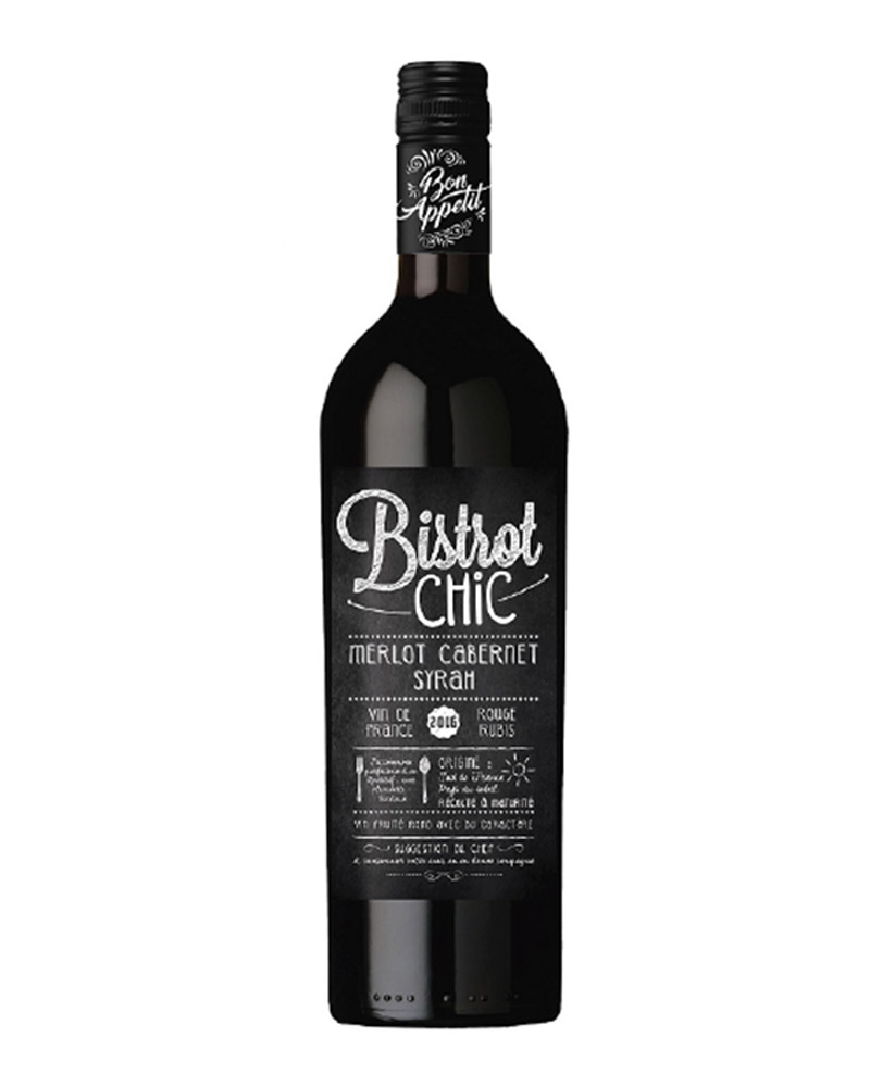 Вино Bistrot Chic Merlot Cabernet Syrah 14% (0,75L) изображение 1