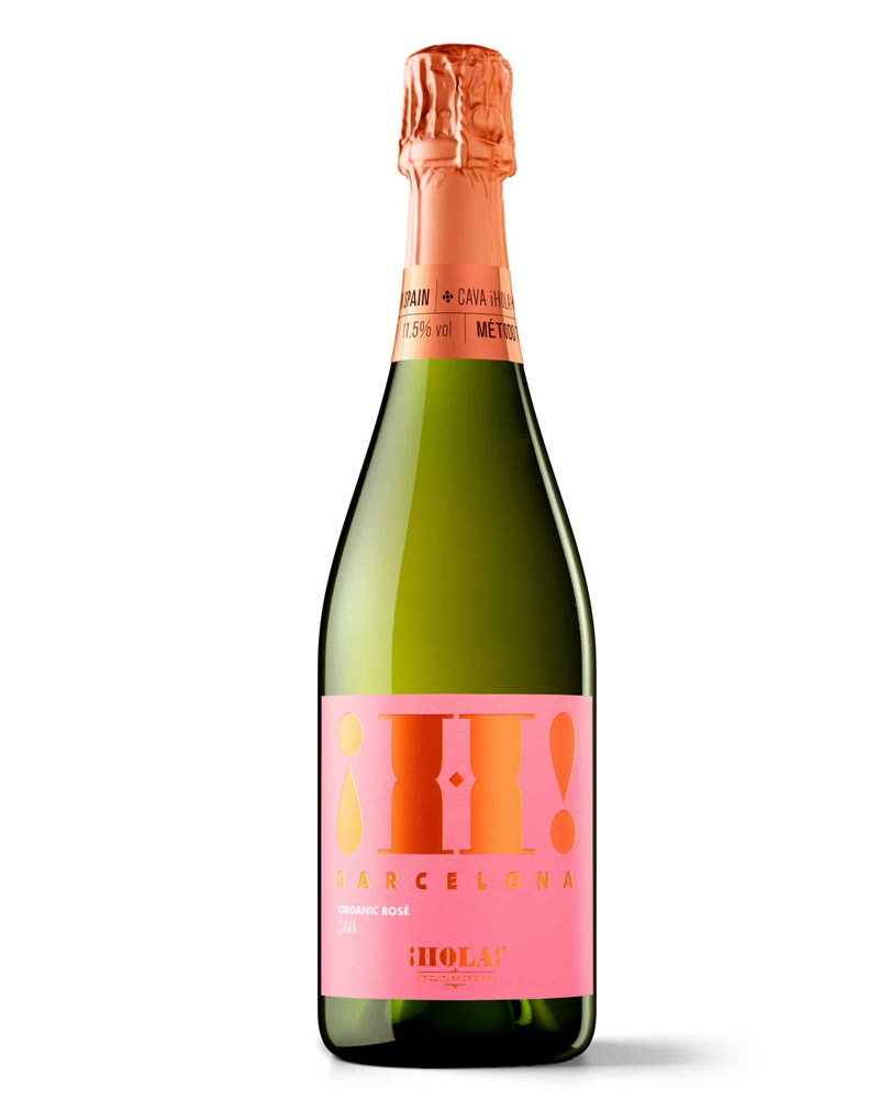 Игристое вино Hola Cava Barcelona Organic Brut Rose 11,5% (0,75L) изображение 1