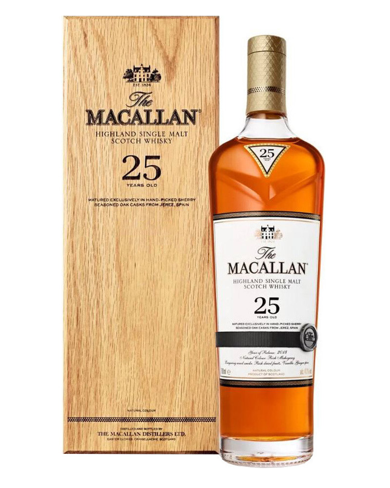 Виски Macallan Sherry Cask Matured 25 YO 43% in Wooden Box (0,7L) изображение 1