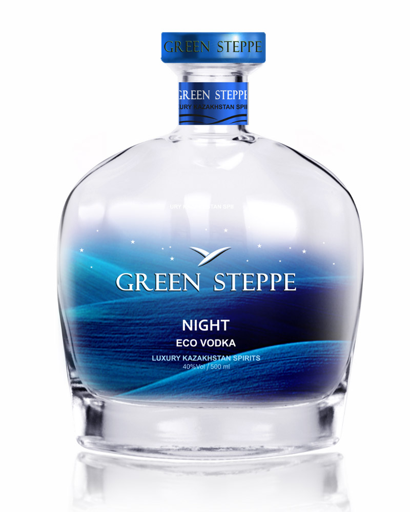 Водка Green Steppe Night 40% (0,7L) изображение 1