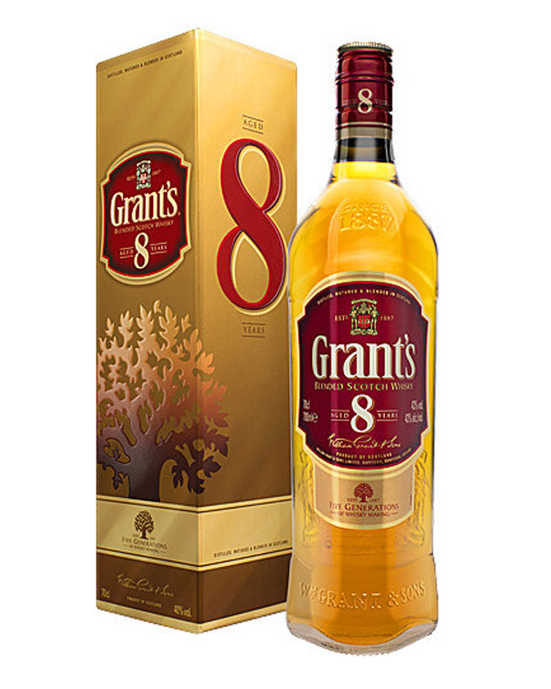 Виски Grant`s 8 YO 40% in Box (0,7L) изображение 1