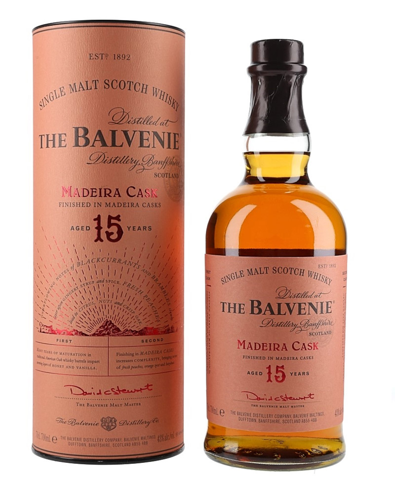 Виски Balvenie Madeira Cask 15 YO 43% in Tube (0,7L) изображение 1