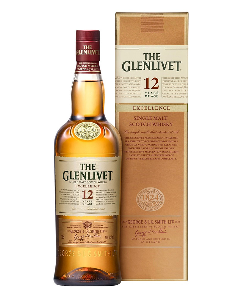 Виски The Glenlivet 12 YO Excellence 40% in Box (0,7L) изображение 1
