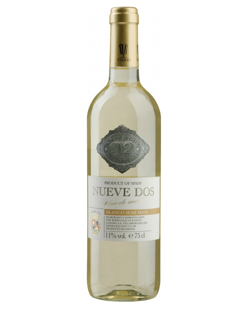 Вино Nueve dos Blanco Semiseco, Bodegas Lozano 11%, 2018 (0,75L) изображение 1