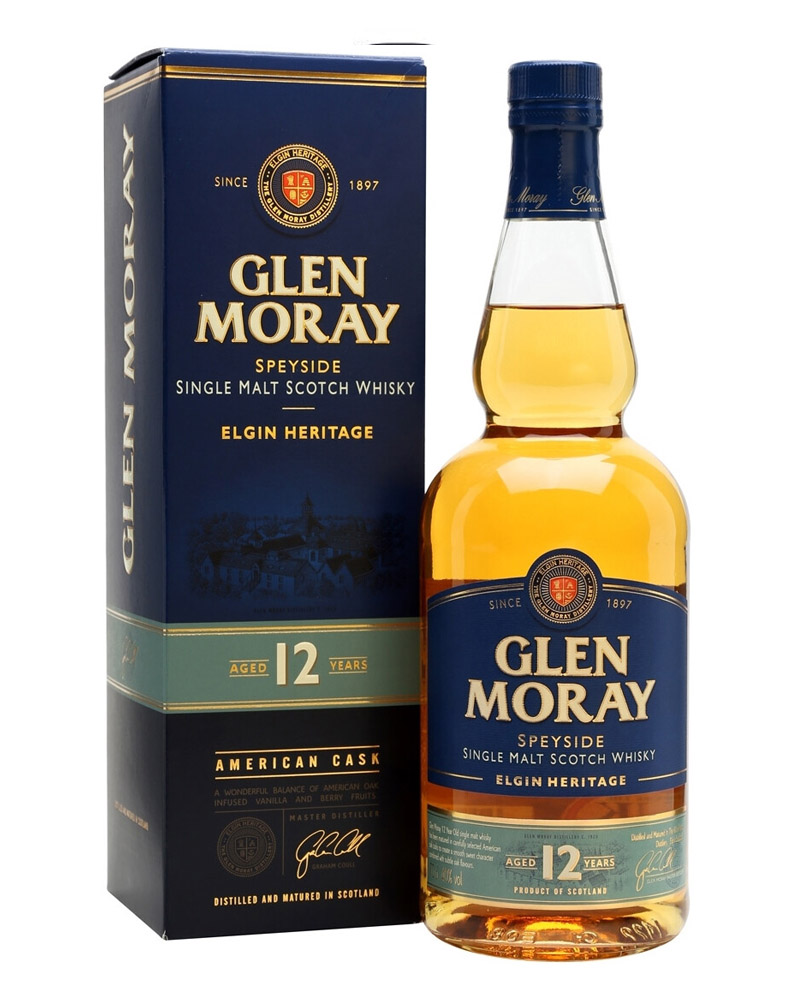 Виски Glen Moray 12 YO 40% in Box (0,7L) изображение 1