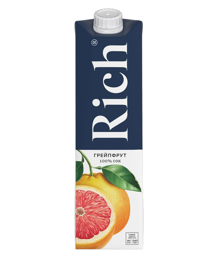 Сок Rich Грейпфрут, tetrapaket (1L) изображение 1