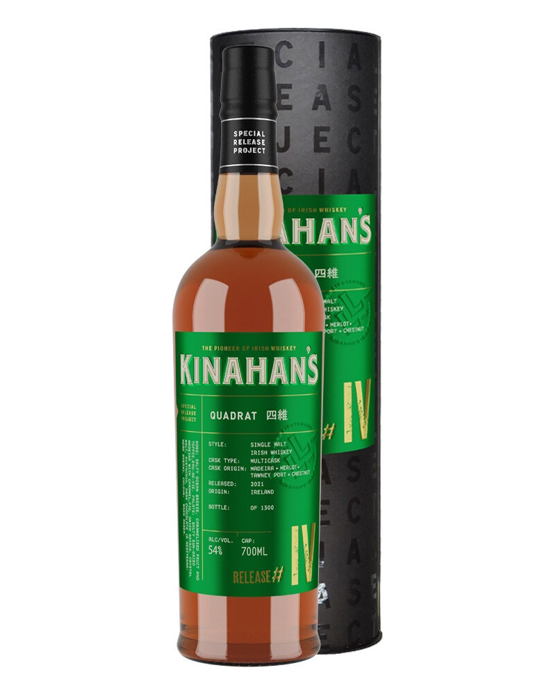 Виски Kinahan`s №04 Quadrat Cask 54% in Tube (0,7L) изображение 1