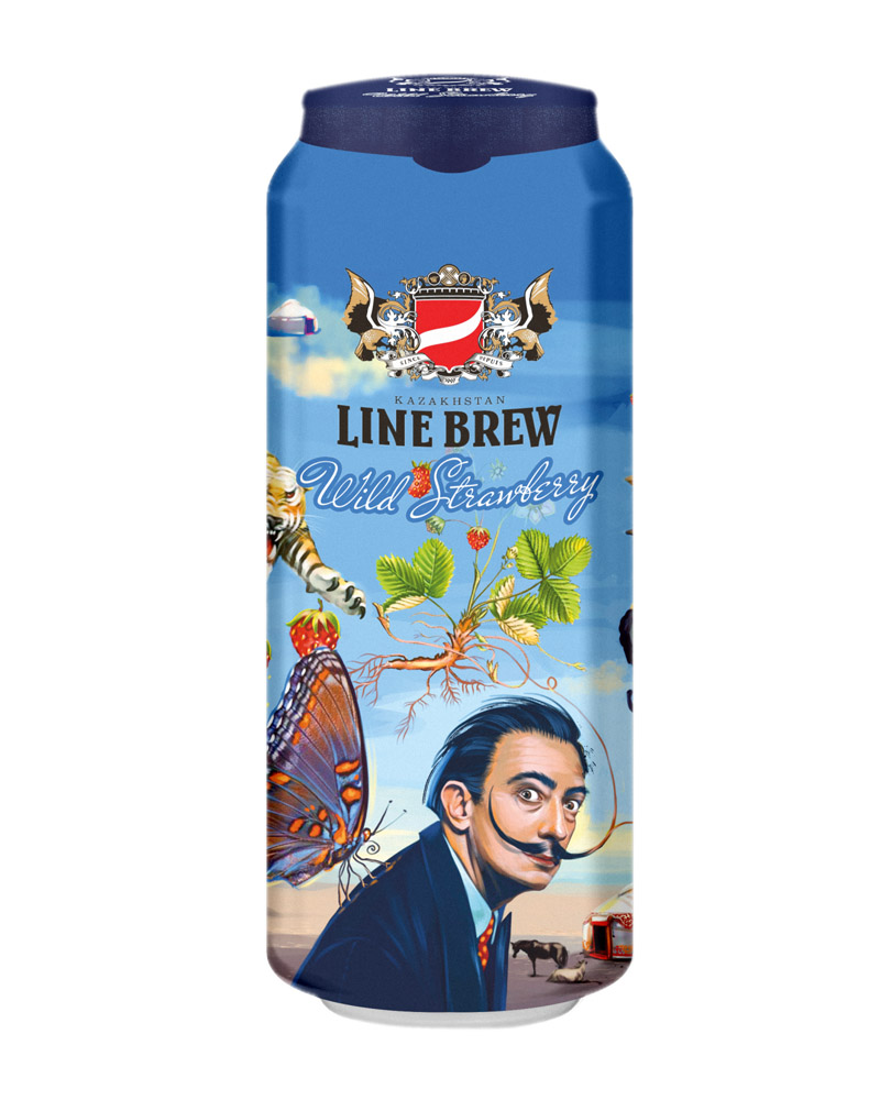 Пиво Line Brew Wild Strawberry 4,5% Can (0,568L) изображение 1