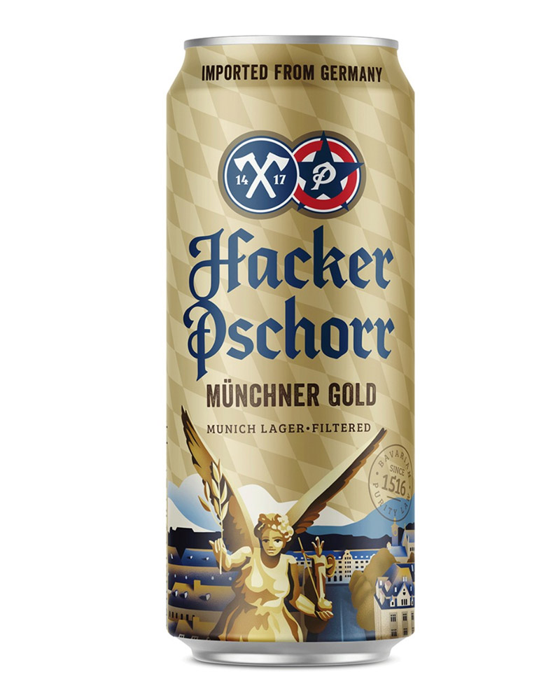 Пиво Hacker-Pschorr Munich Gold 5,5% Can (0,5L) изображение 1