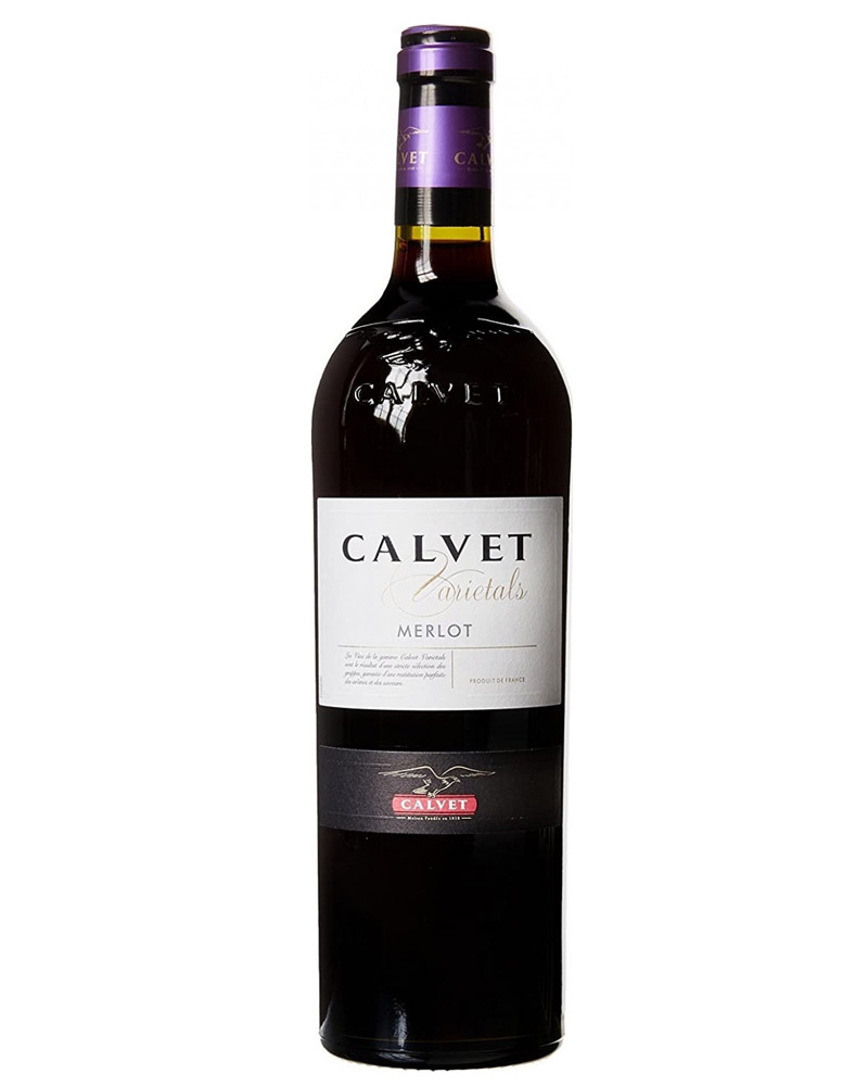 Вино Calvet, `Varietals` Merlot, Pays d`Oc IGP 13% (0,75L) изображение 1