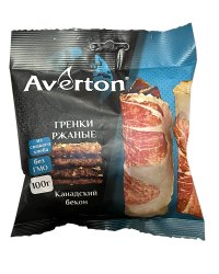  Averton Гренки ржаные Бекон (0,1kg)