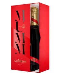 Шампанское Mumm, `Cordon Rouge` Brut  AOC Festive 12,5% in Gift Box (0,75L)