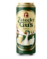 Пиво Zatecky Gus Svetle 4,6%, Can (0,45L)