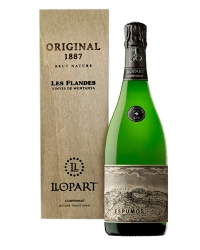 Игристое вино Llopart Original Les Flandes Brut 11,5% in Wooden Box (0,75L)